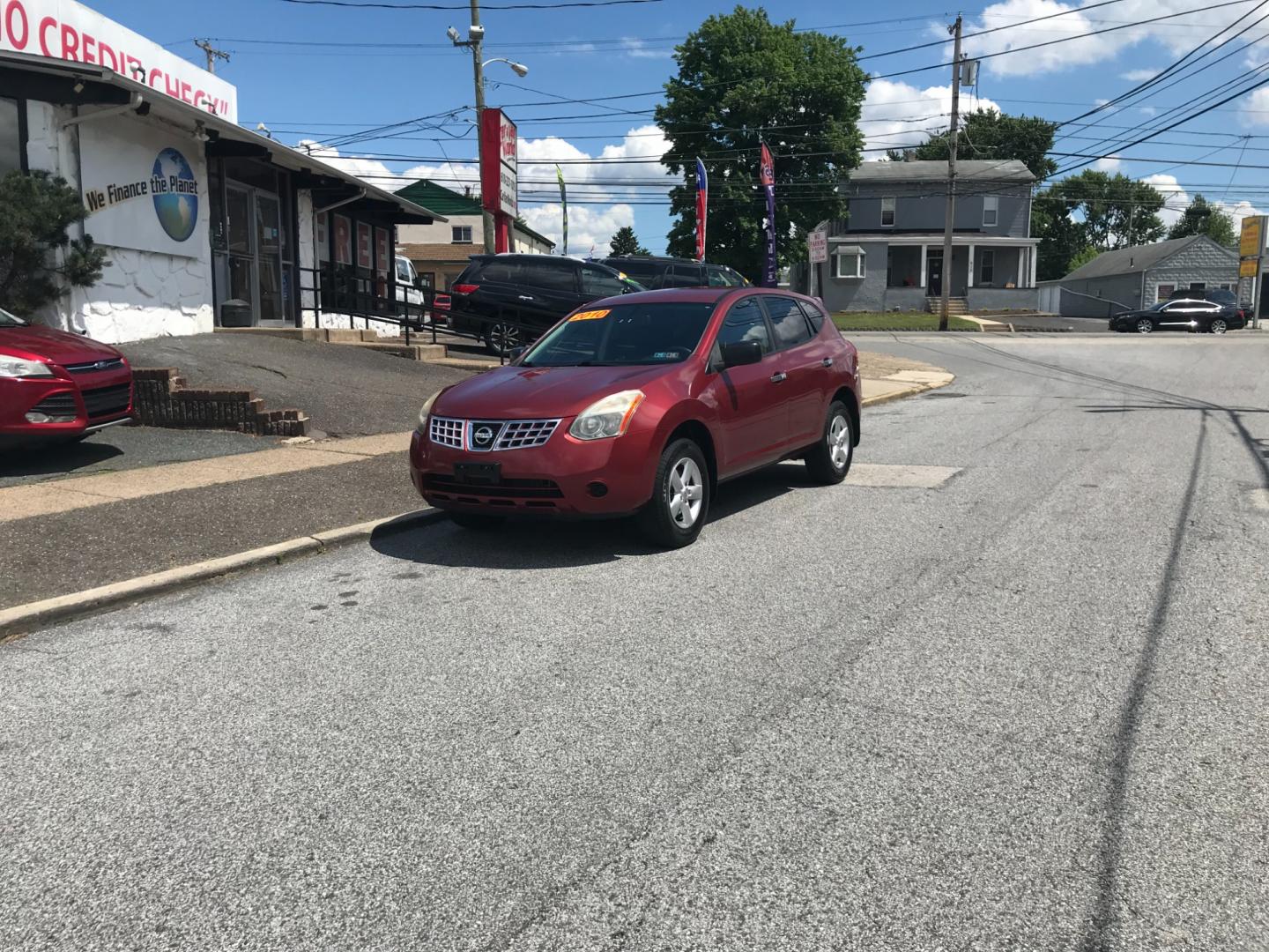 2010 Red /Gray Nissan Rogue S (JN8AS5MV0AW) with an 2.5 V4 engine, Automatic transmission, located at 577 Chester Pike, Prospect Park, PA, 19076, (610) 237-1015, 39.886154, -75.302338 - 2010 Nissan Rogue S: Only 124k miles, AWD, new PA inspection, great on gas, runs LIKE NEW! This vehicle comes inspected and has been given a bumper to bumper safety check. It is very clean, reliable, and well maintained. We offer a unique pay plan that is known for being the easiest and fastest f - Photo#1